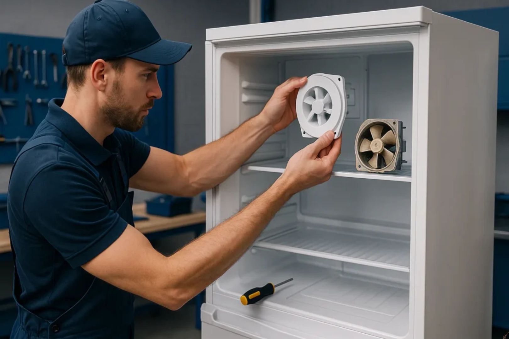Problemas no ventilador interno da geladeira